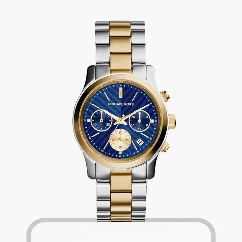 Michael Kors Runway Blue Dial Ladies Watch- MK6165